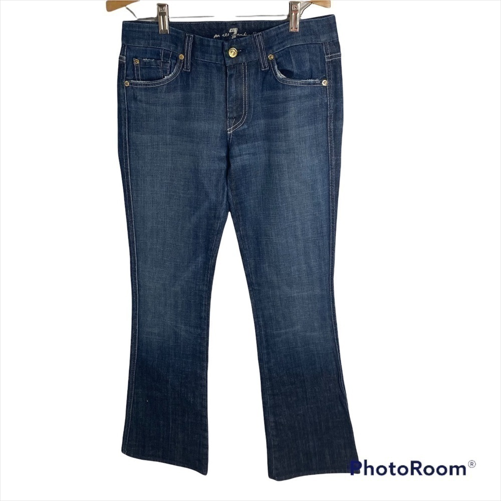 7 For All Mankind A Pocket Jeans Sz 27 Blue Women’s Flare